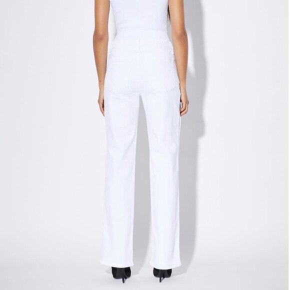 RTA Michael Side Snap Jean White NWT Size 26 - Picture 6 of 15